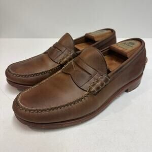 RARE VERY GOOD Rancourt & Co x Ball and Buck Beefroll Penny Loafer Brown USA 10